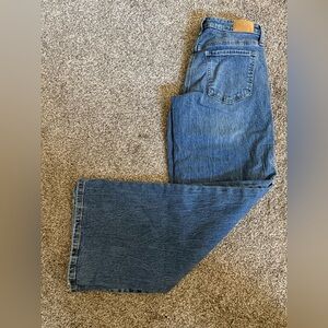 Juicy Conture Classic Blue Wide Leg Denim Jeans